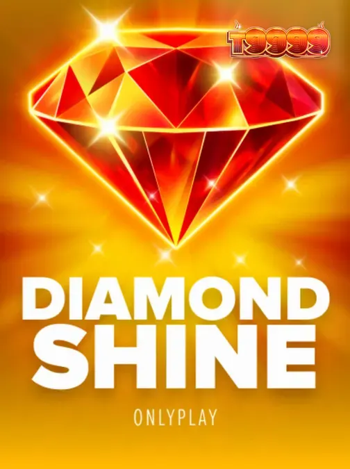 Tampilan visual slot Diamond Shine dengan tema buah neon dan permata berkilau.